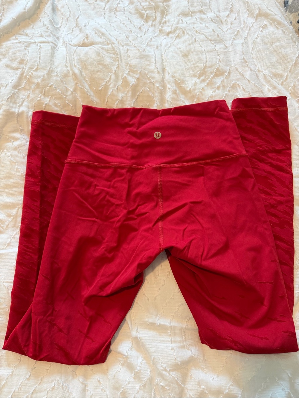 lululemon athletica Red Women's Athletic Leggings